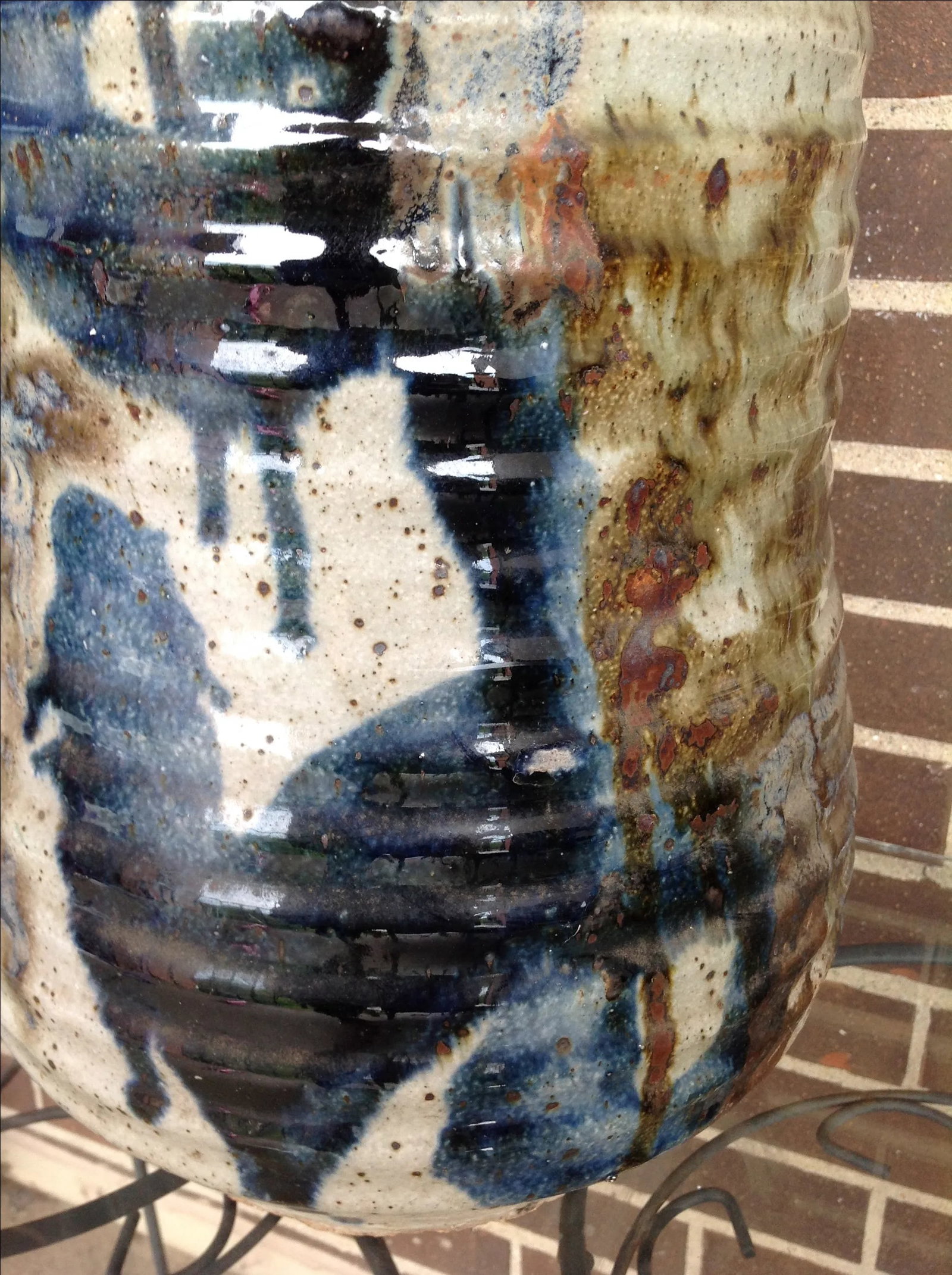 1970s Studio Pottery Floor Vase - 10
