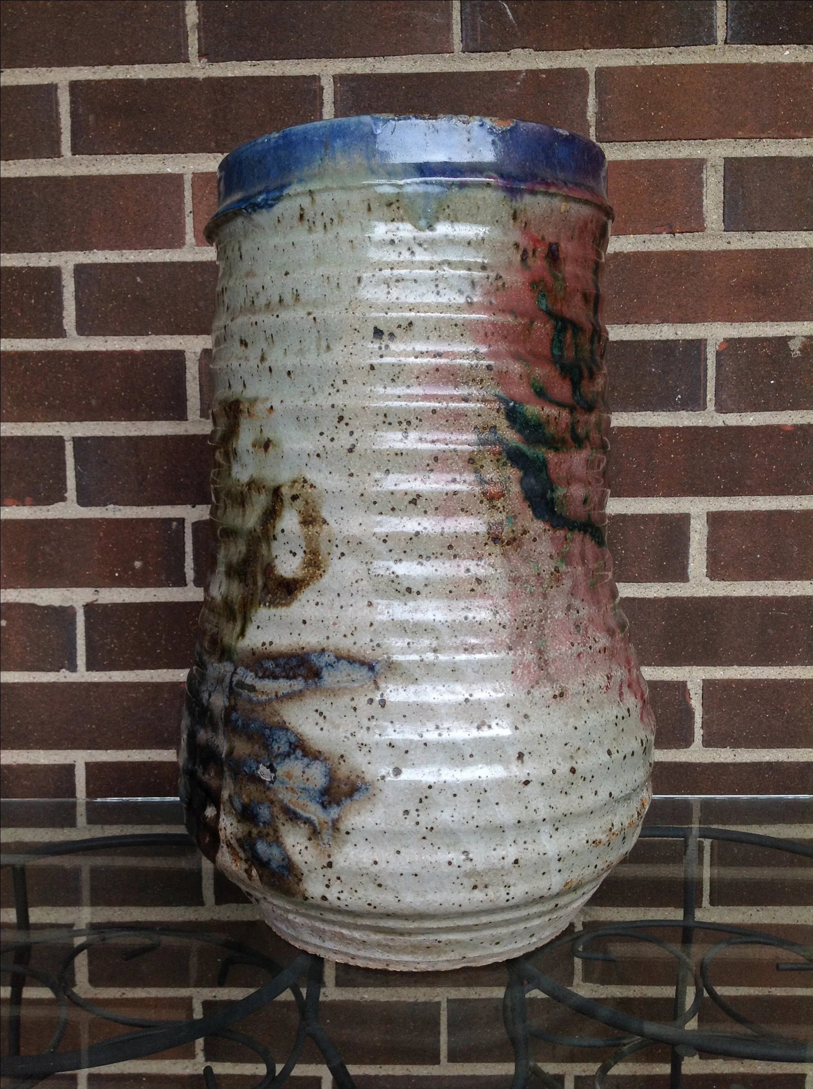 1970s Studio Pottery Floor Vase - 3