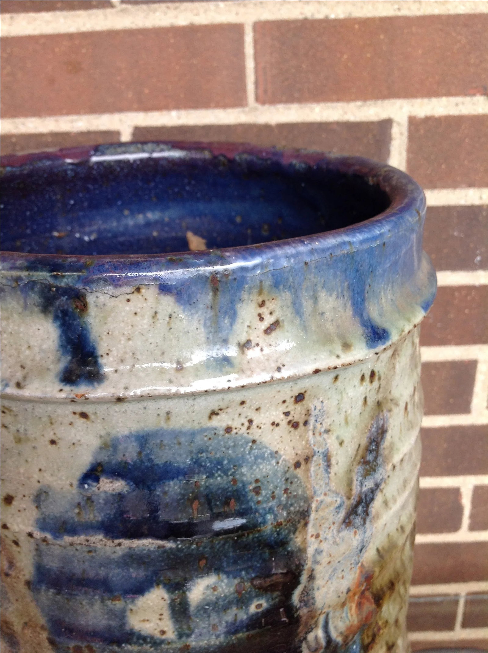 1970s Studio Pottery Floor Vase - 8