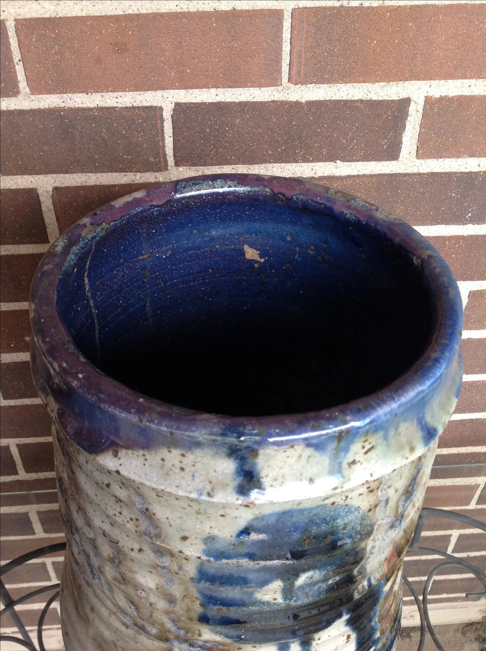 1970s Studio Pottery Floor Vase - 9