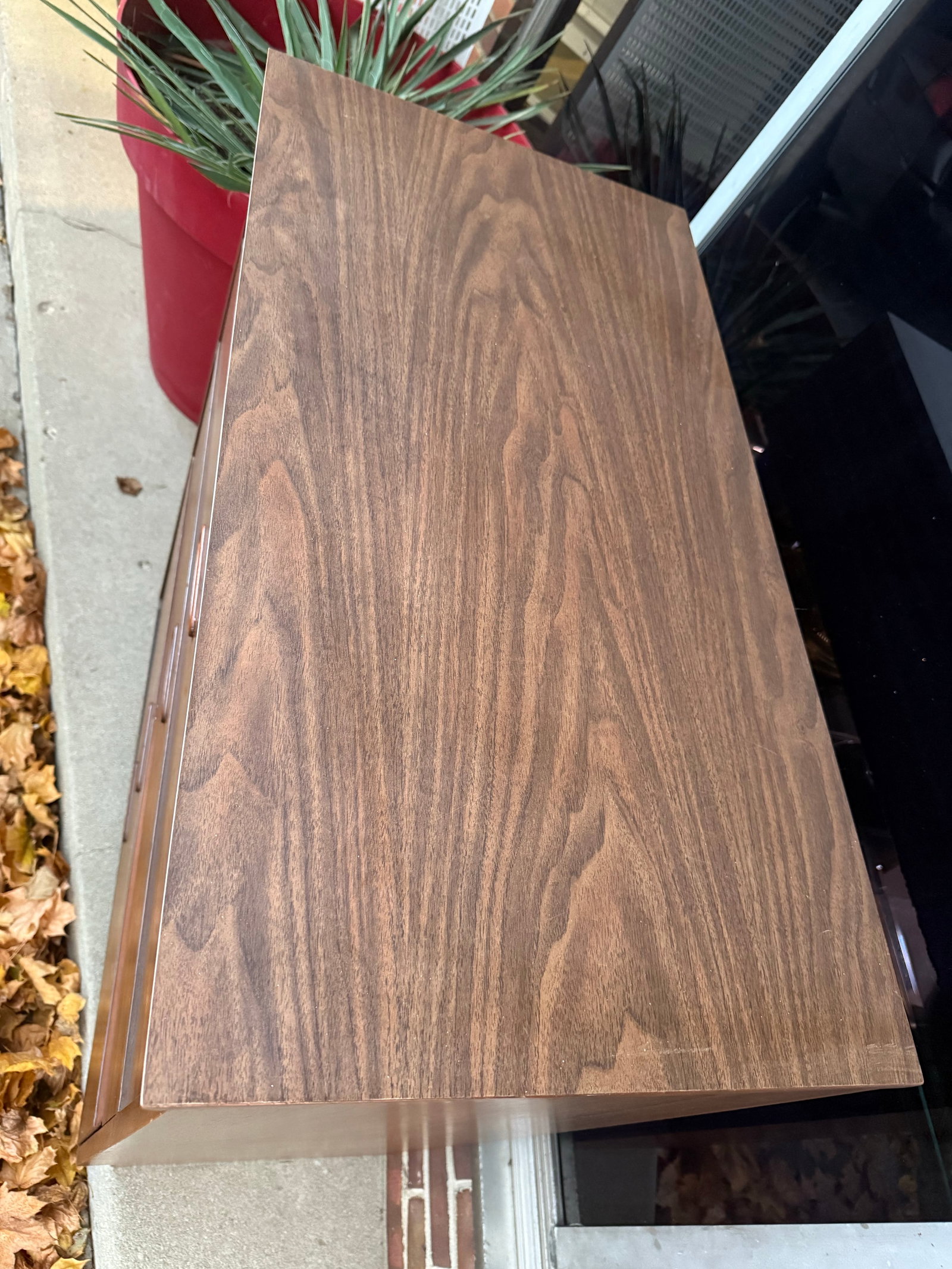 1970s Lane Furniture Classic Walnut 4 Drawer Tall Boy Dresser - 5
