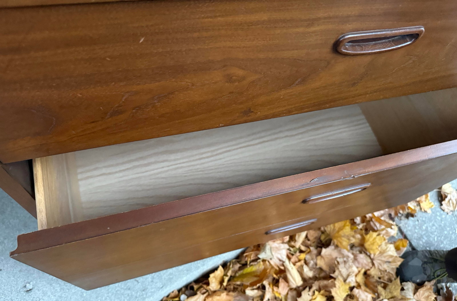 1970s Lane Furniture Classic Walnut 4 Drawer Tall Boy Dresser - 8