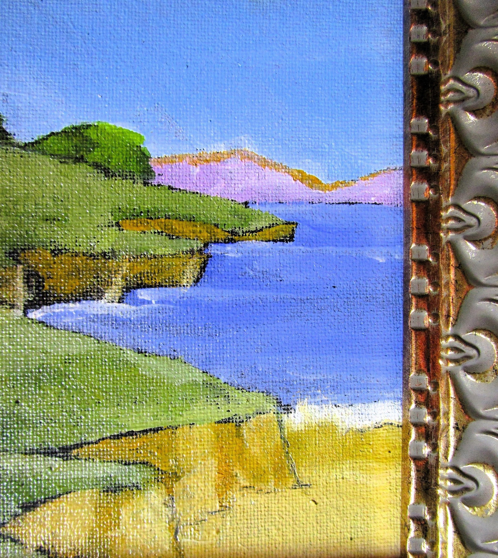 Framed 4x6 Monterey Bay Lynne French Pacific Landscape - 5
