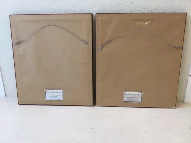 Pair of Custom Framed & Matted Colored Etchings by Luigi Kasimir - 4