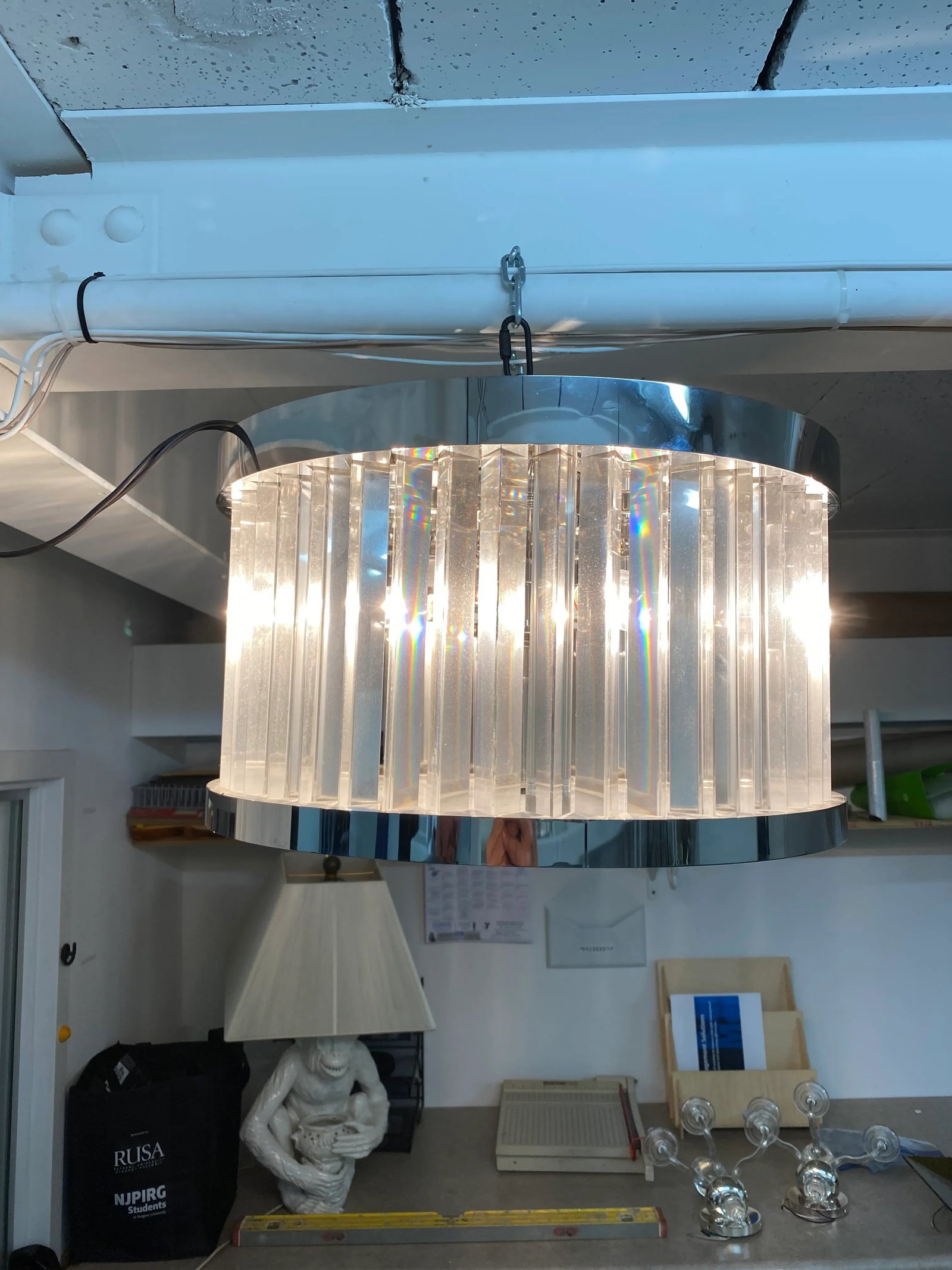 Alger Triton International Flush Mount Prism Fixture - 2