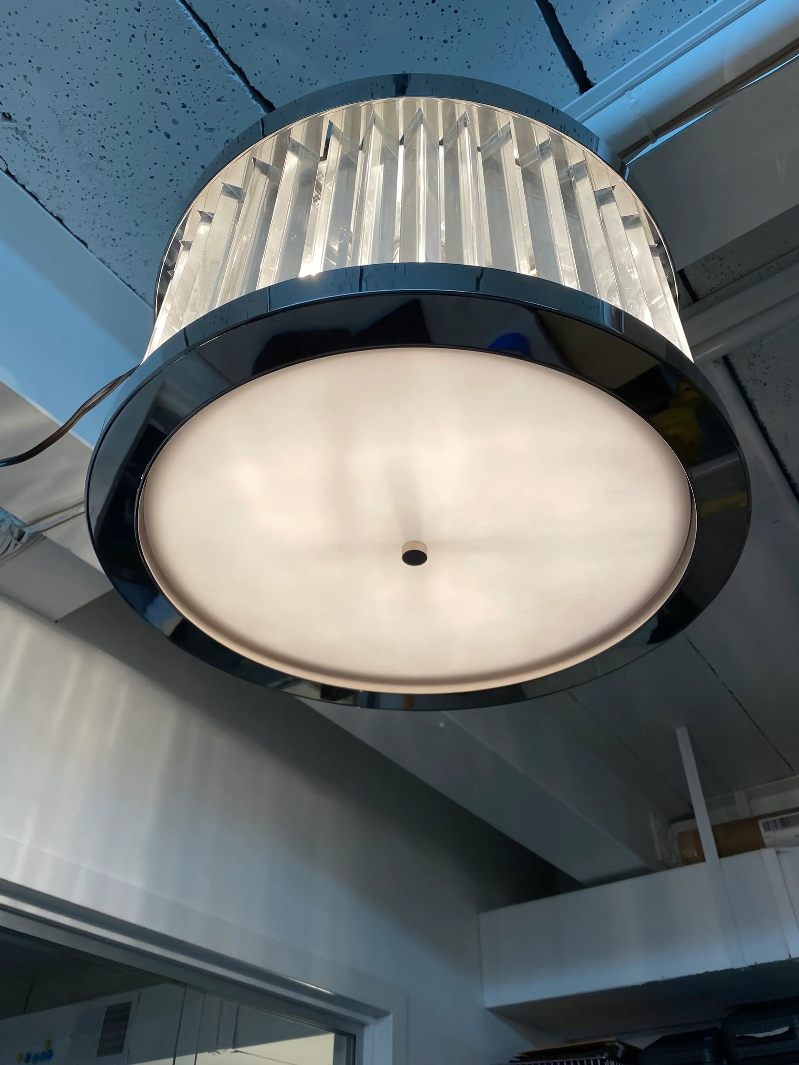 Alger Triton International Flush Mount Prism Fixture - 3