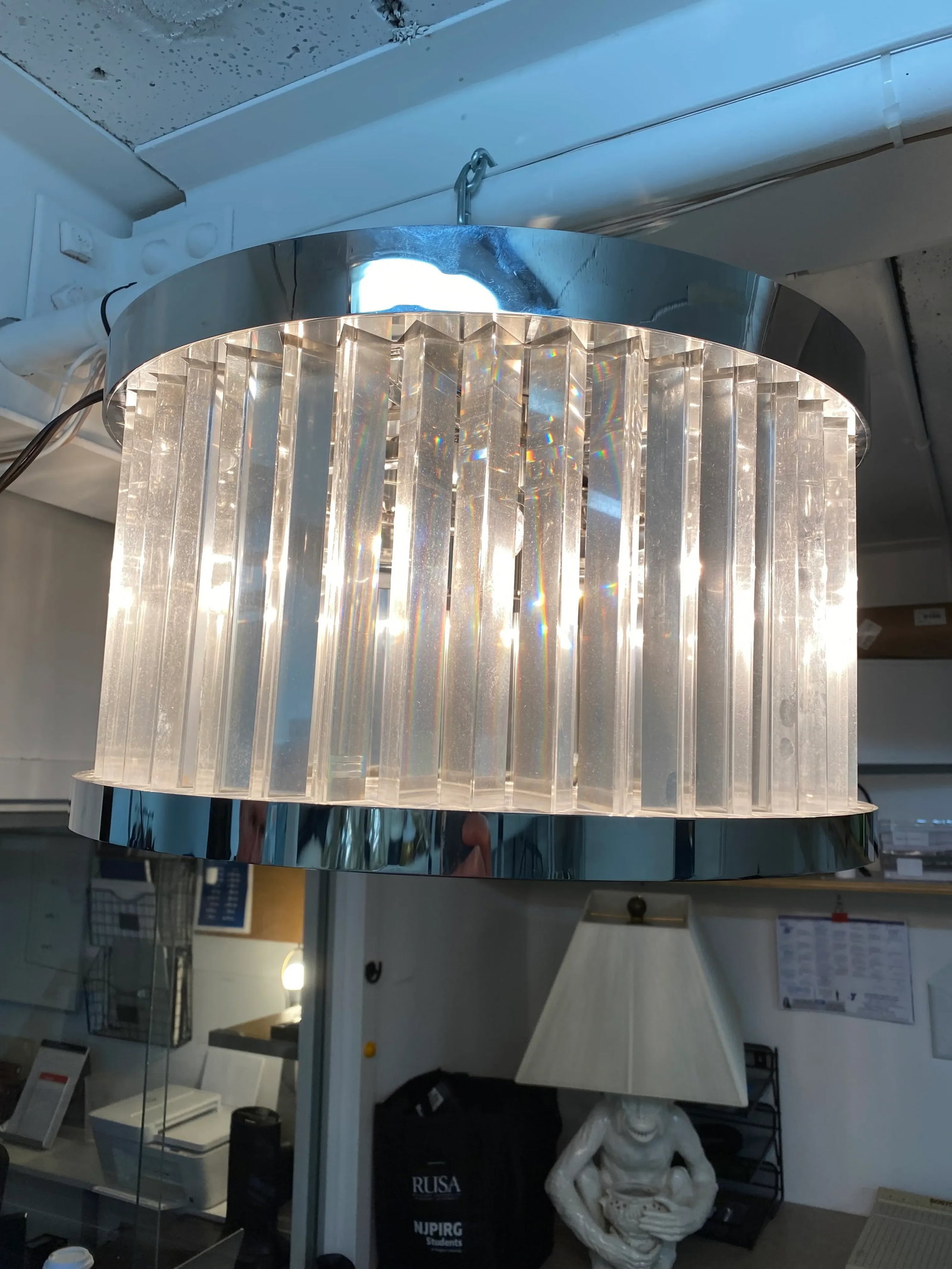 Alger Triton International Flush Mount Prism Fixture - 4