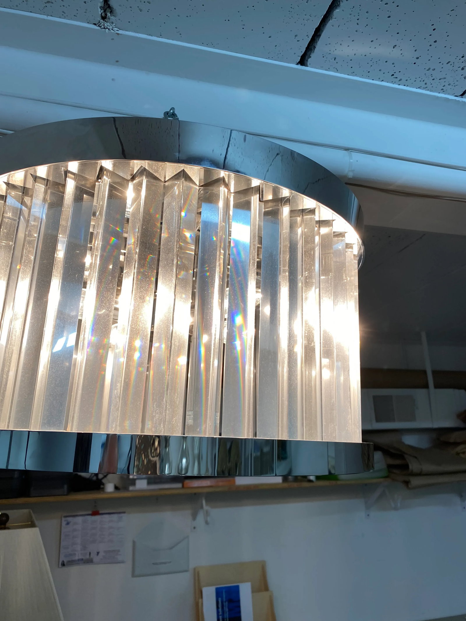 Alger Triton International Flush Mount Prism Fixture - 5