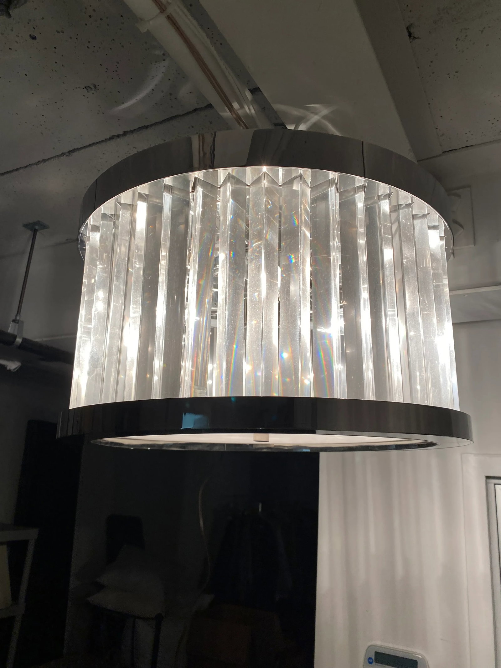 Alger Triton International Flush Mount Prism Fixture - 6