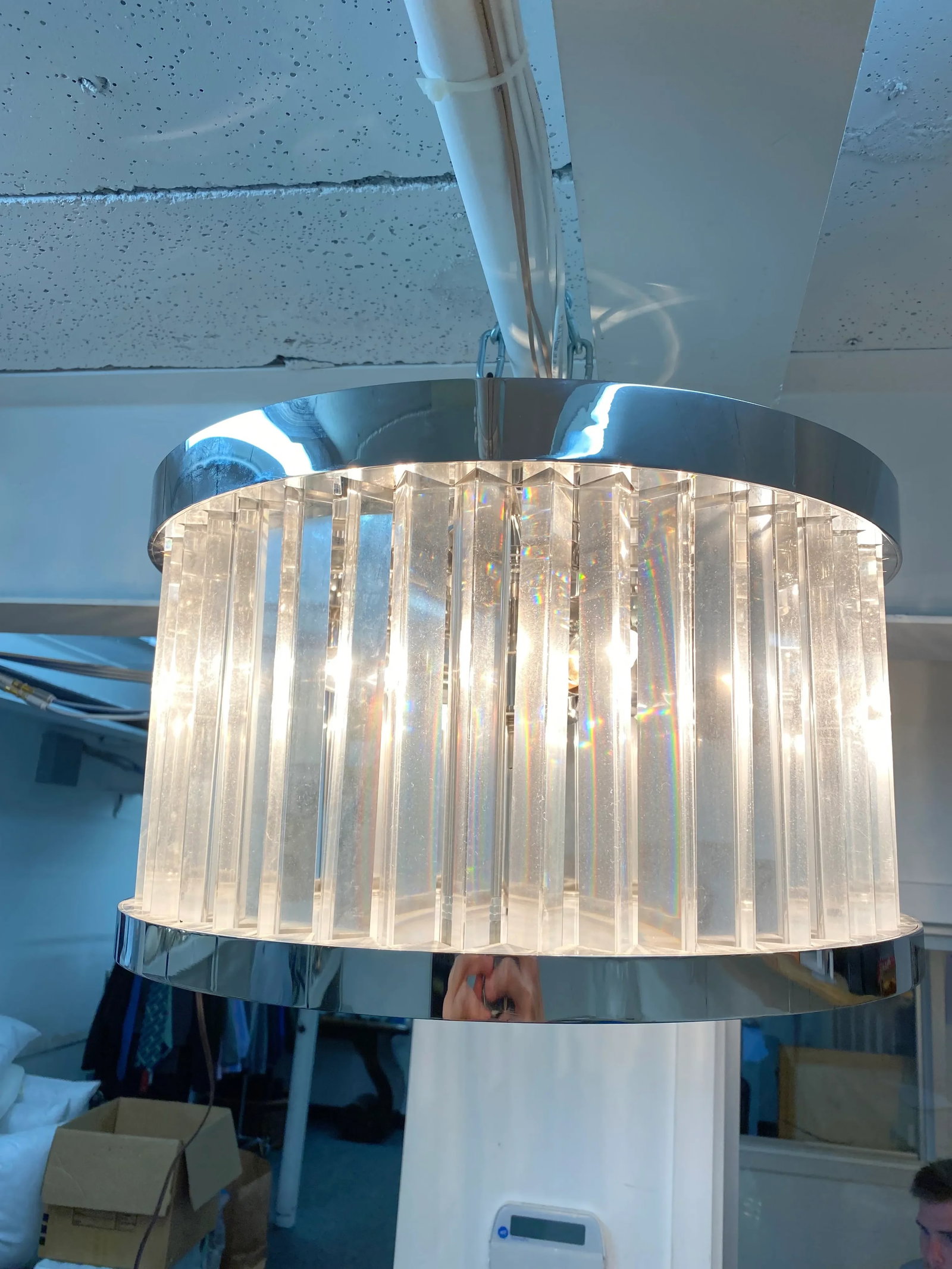 Alger Triton International Flush Mount Prism Fixture - 8