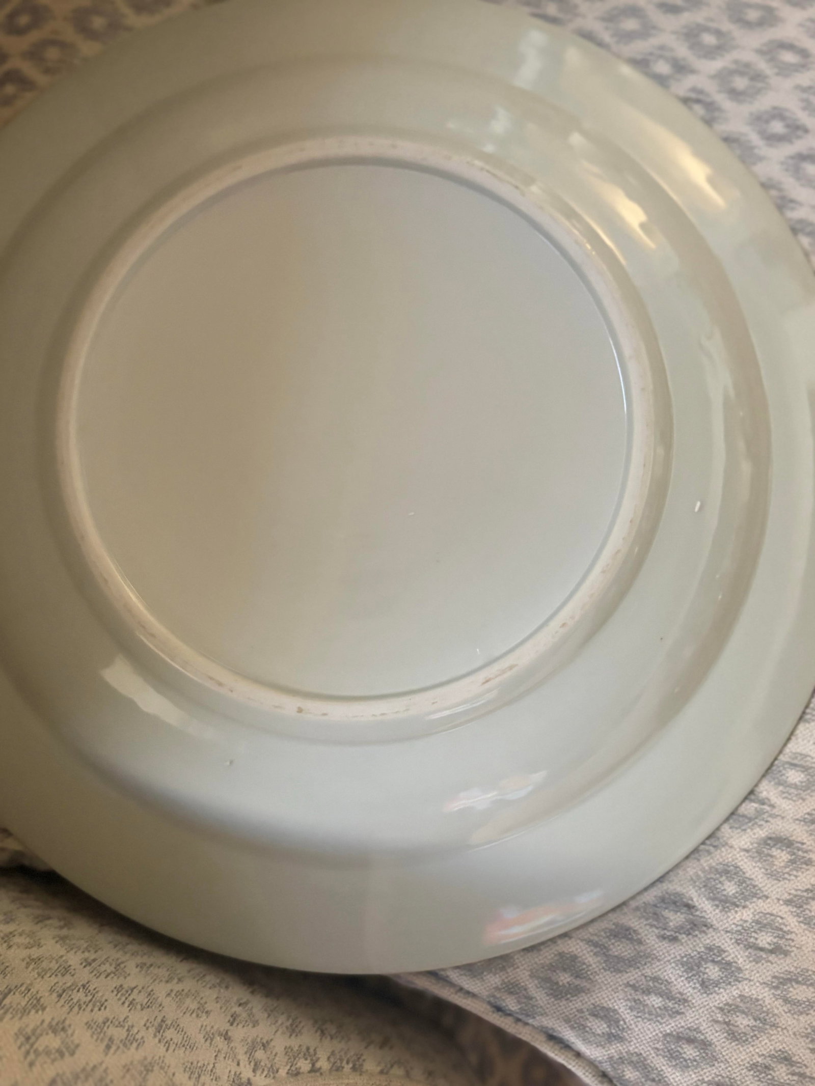 Blue / Green Porcelain Charger - 2