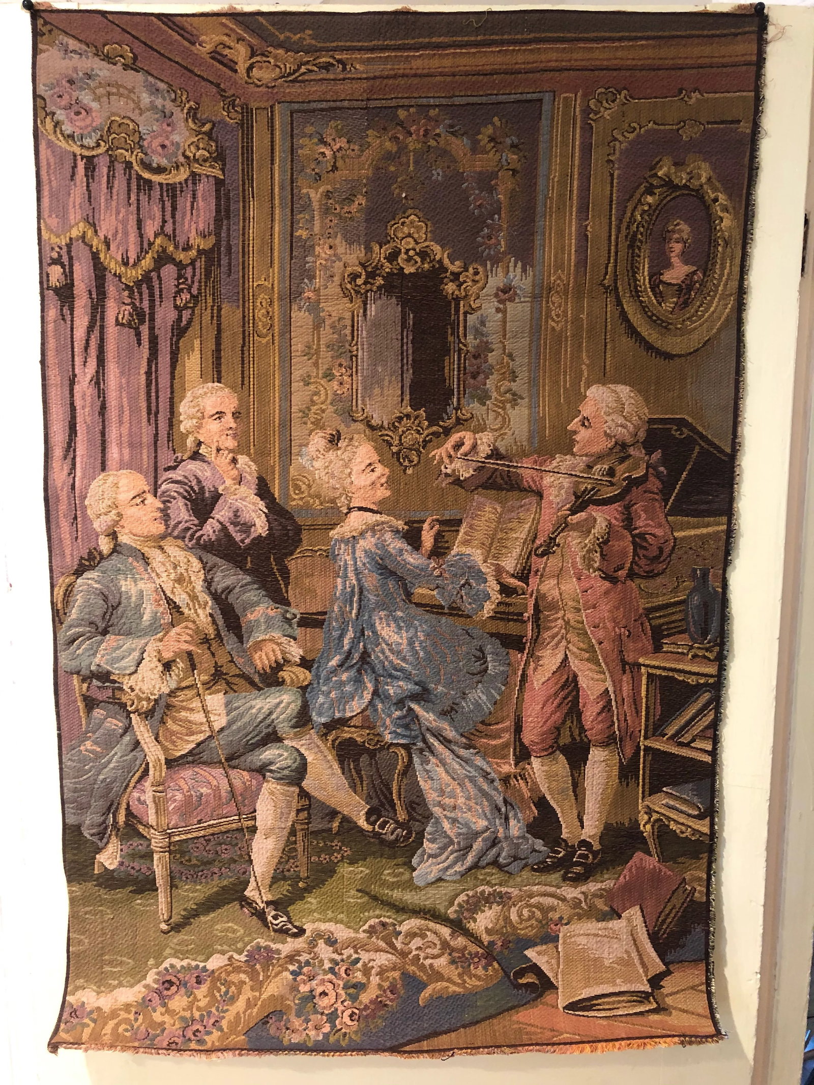 Mid 20th Century French Tapestry Wall Hanging - 10
