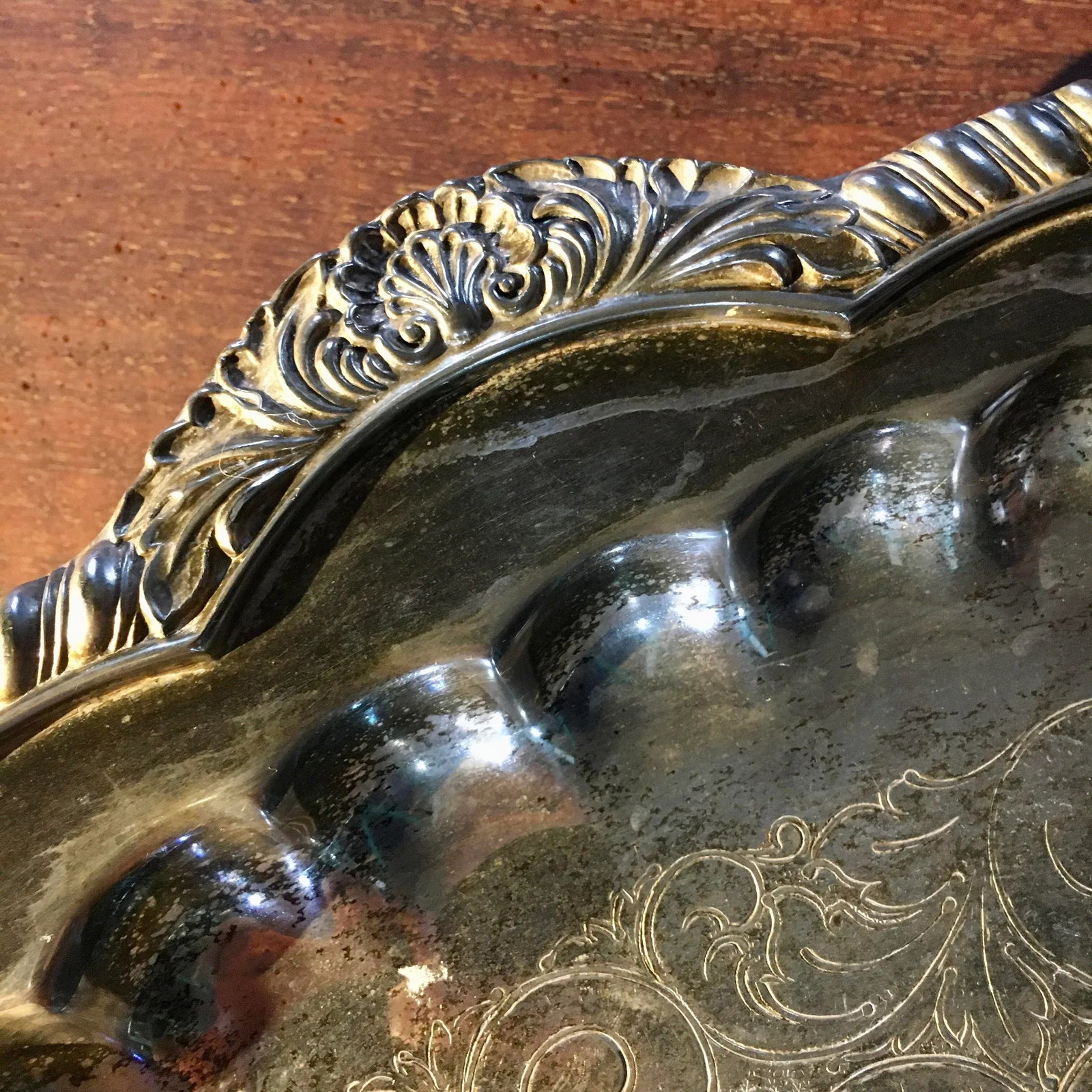 27" Silver Platter by Pilgrim - 5