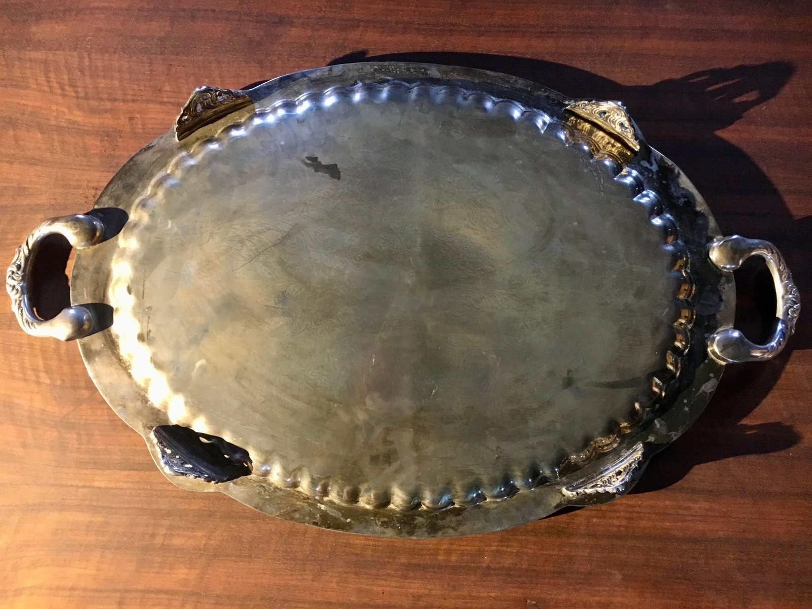 27" Silver Platter by Pilgrim - 6