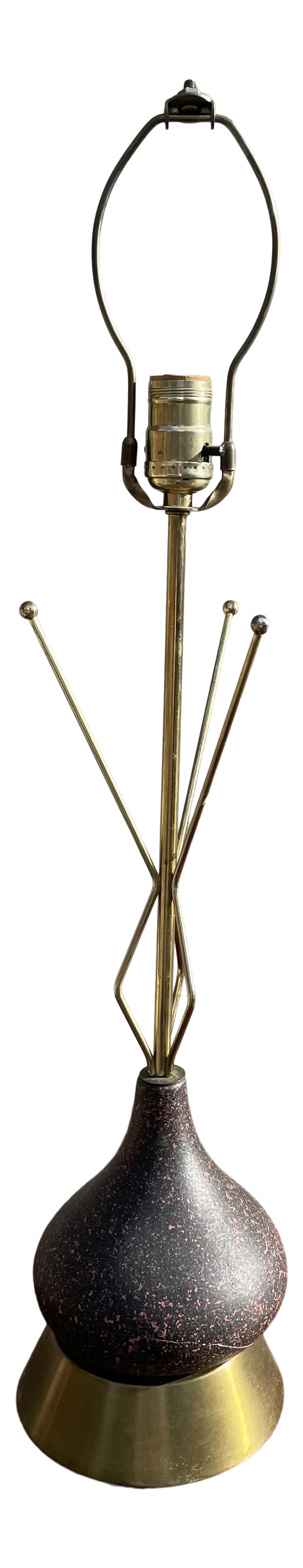 Vintage Mid Century Modern Atomic Starburst Table Lamp (1 of 8)