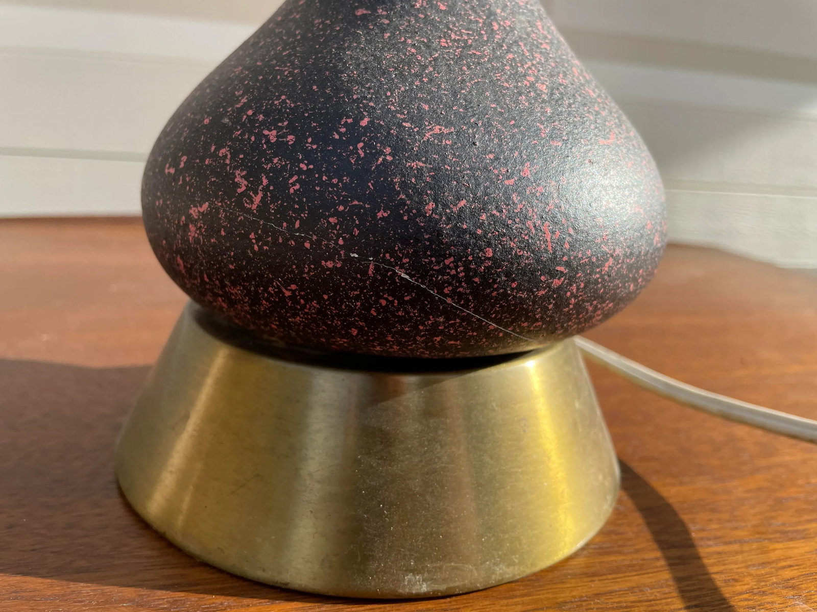Vintage Mid Century Modern Atomic Starburst Table Lamp - 6