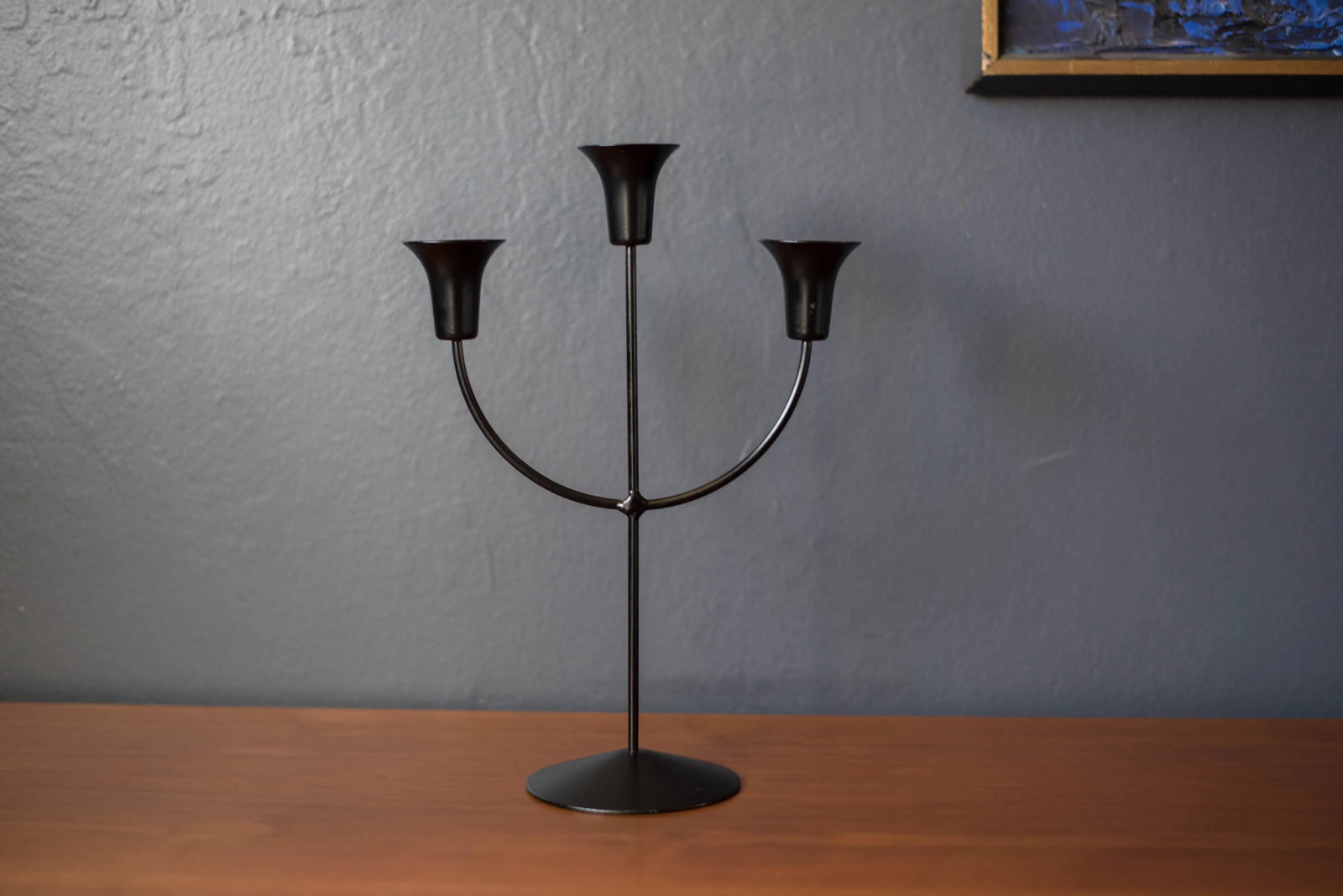 Mid-Century Modern Sculptural Candleholder - 7