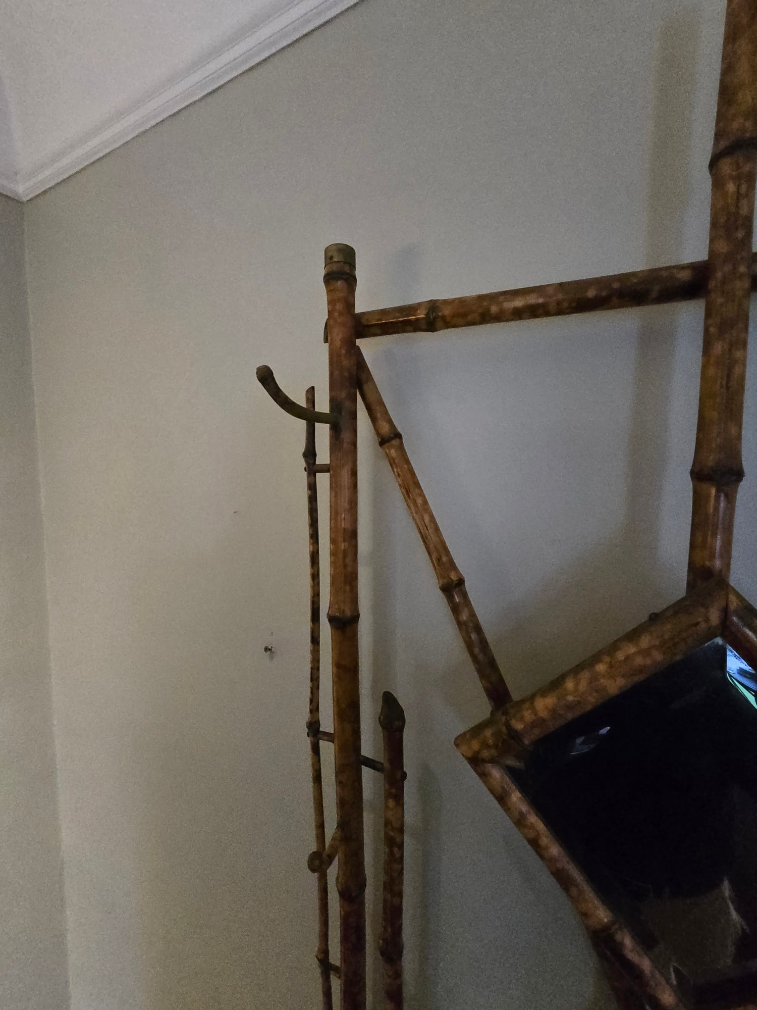 1920s Bamboo Hall Tree - 8