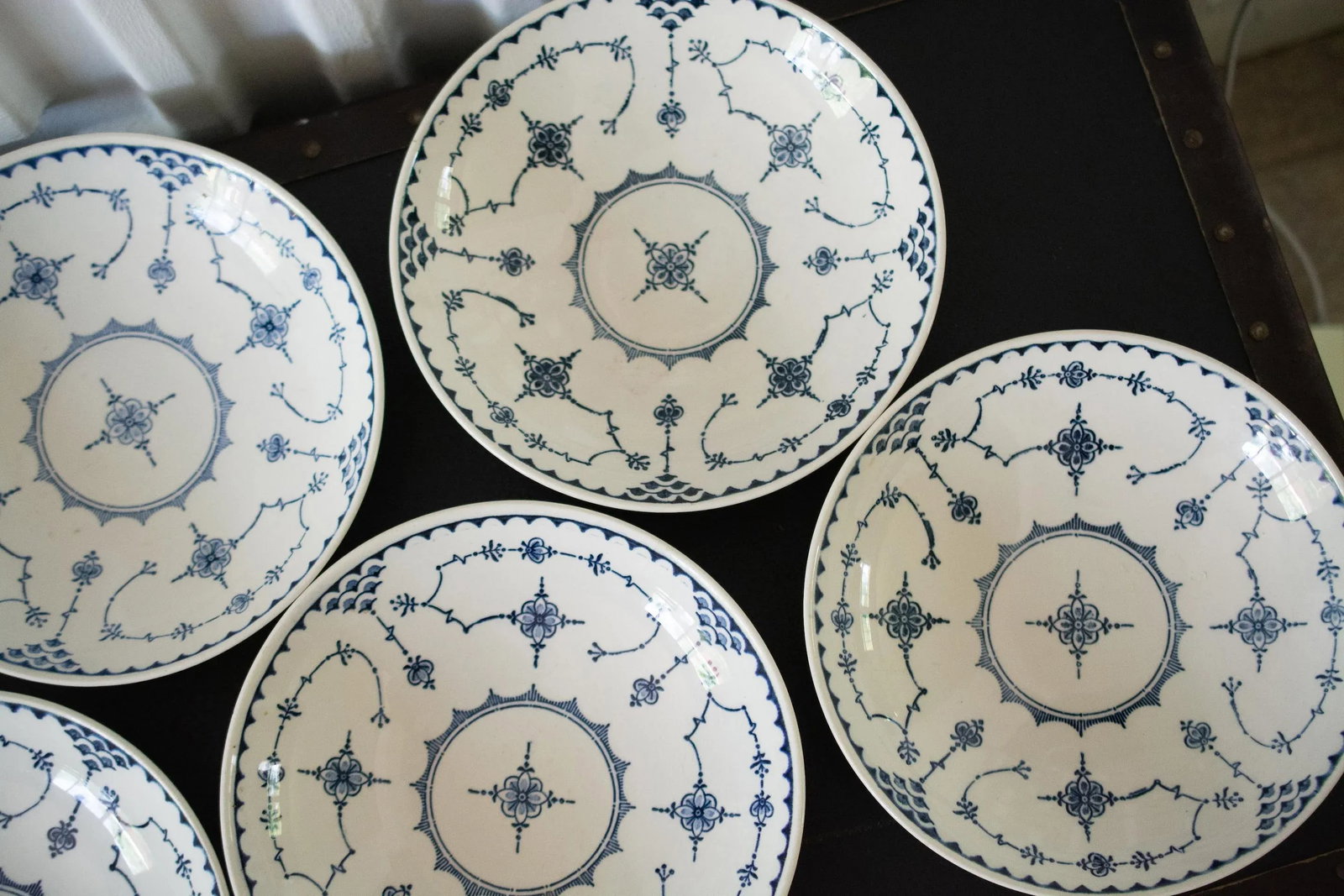 Vintage Royal China a 56 Delft Modern Salad Bowls- Set of 6 - 9