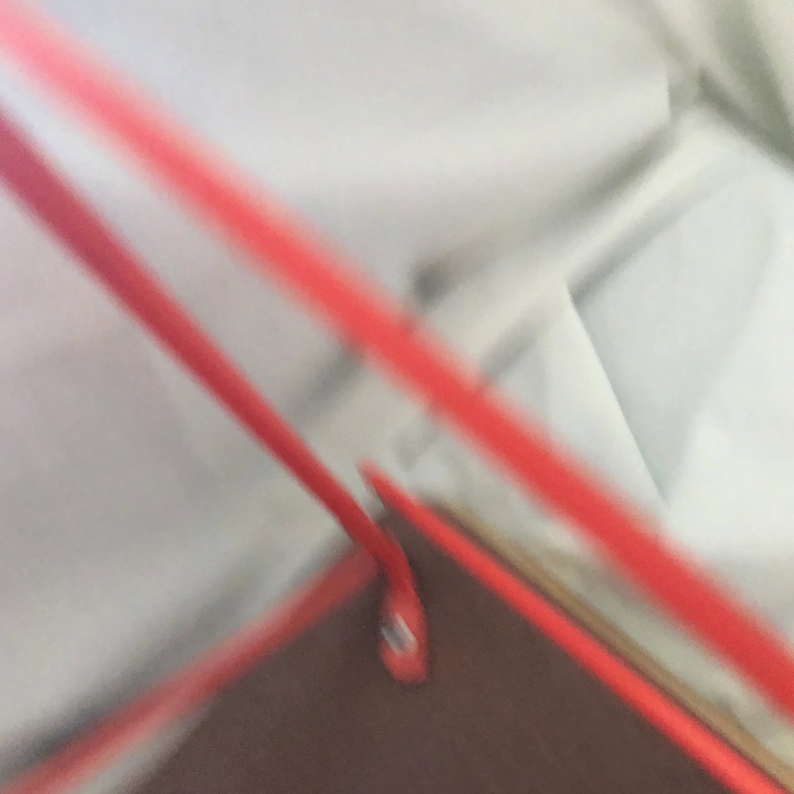 Eames Ltr Mid-Century Modern Red Wire Base Table - 6