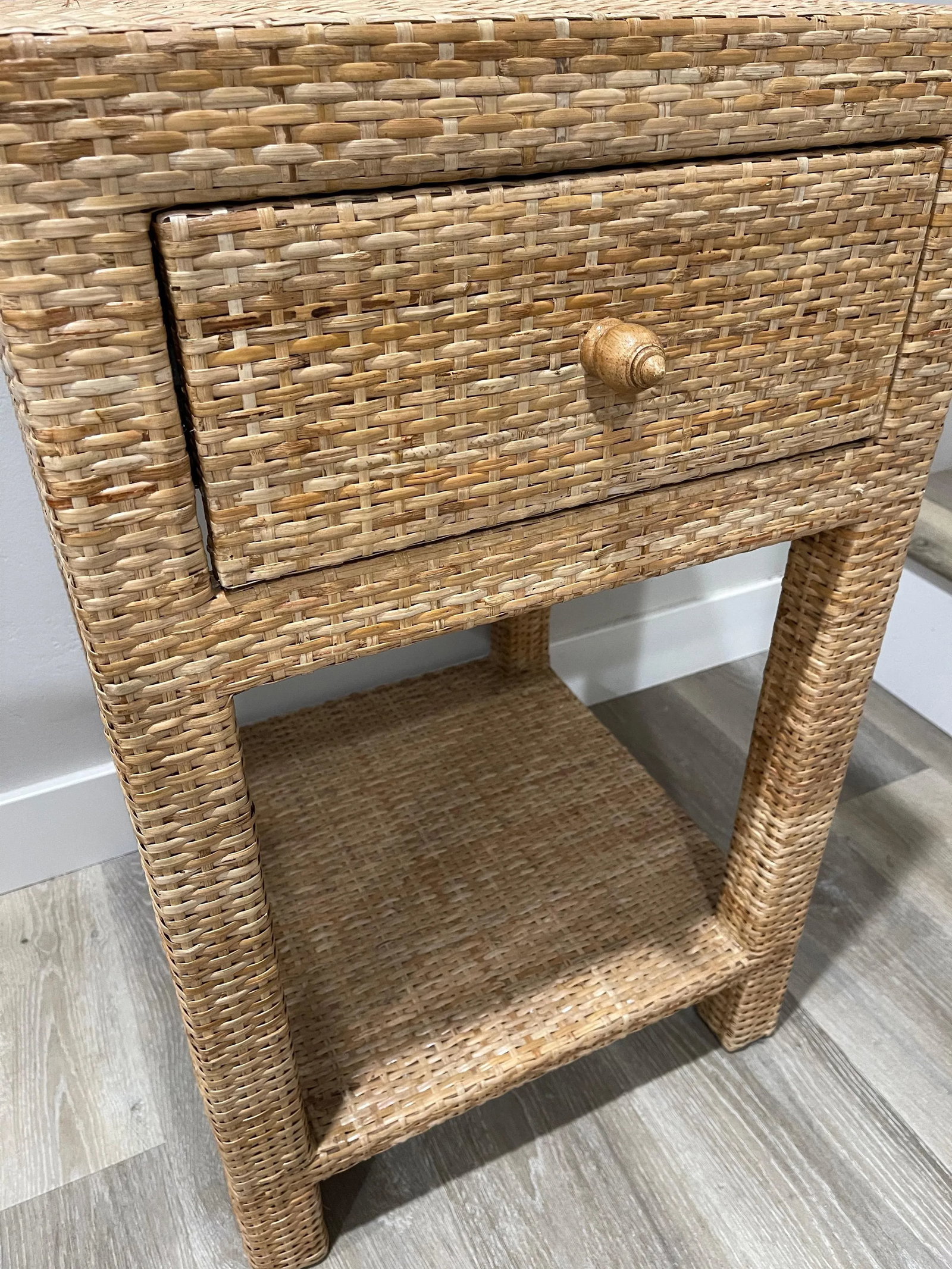 Made Goods Rattan Single Nightstand - 4