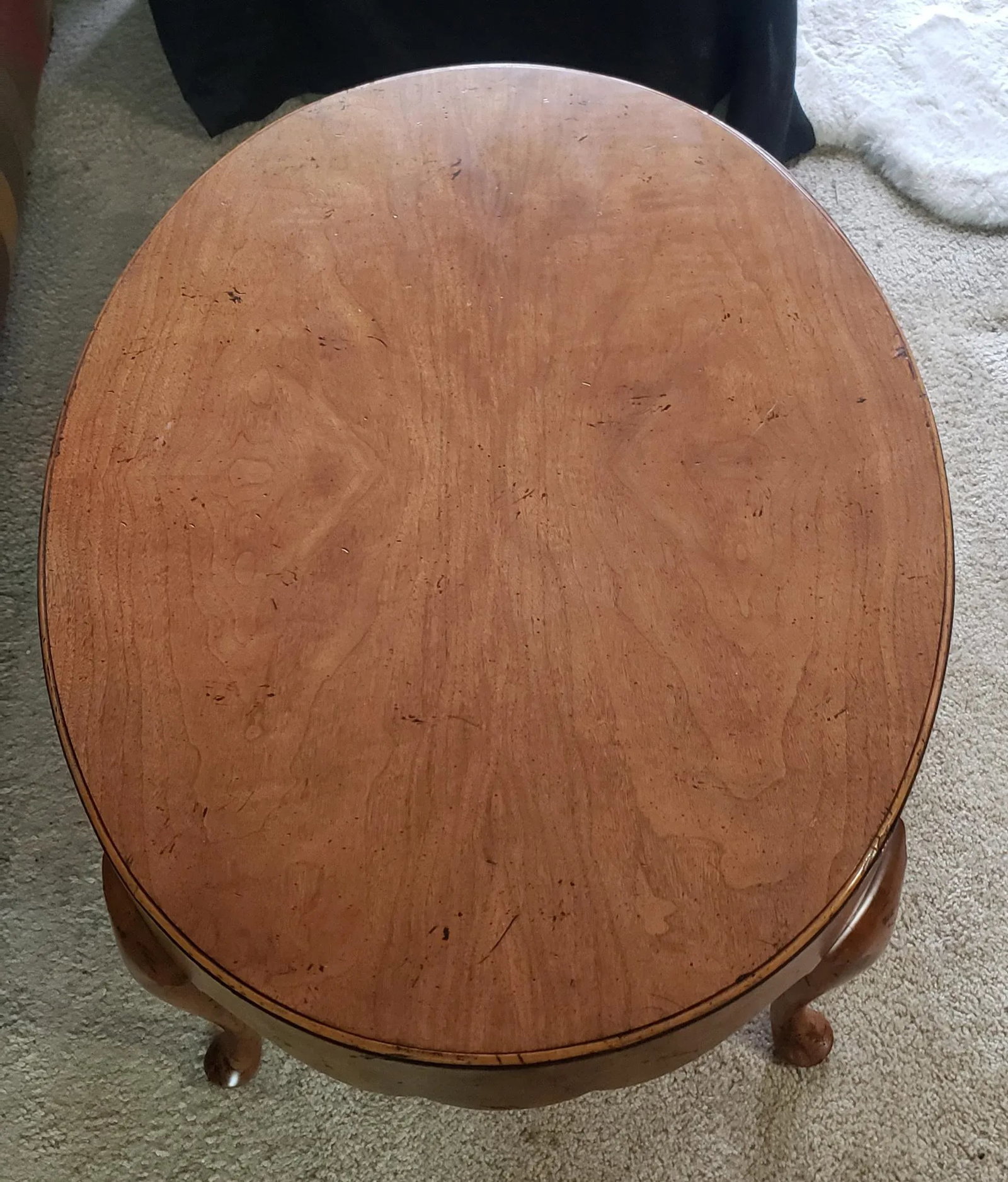 Vintage Baker Furniture Burl-Walnut Coffee Table - 3