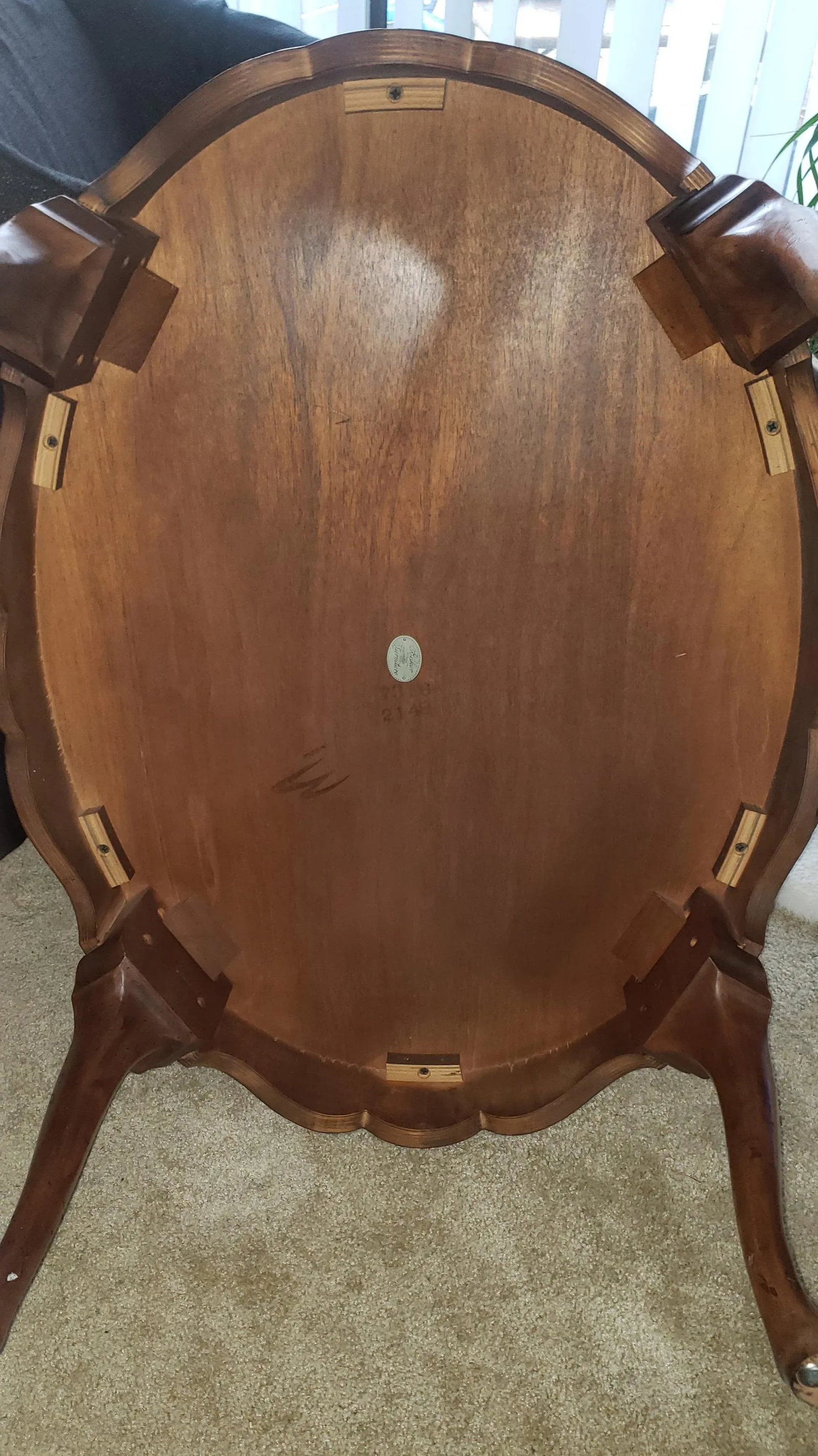Vintage Baker Furniture Burl-Walnut Coffee Table - 7