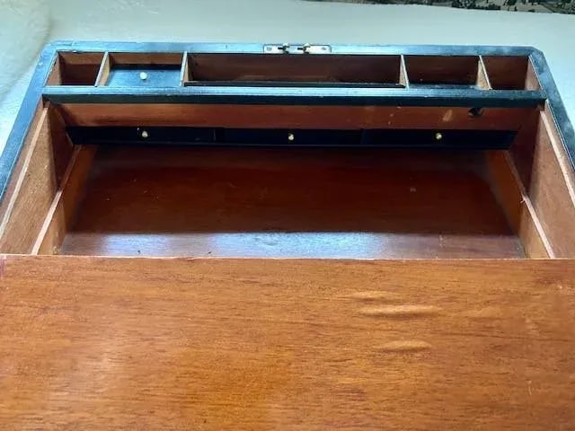 19th Century Victorian Portable Writing Desk Box - 8