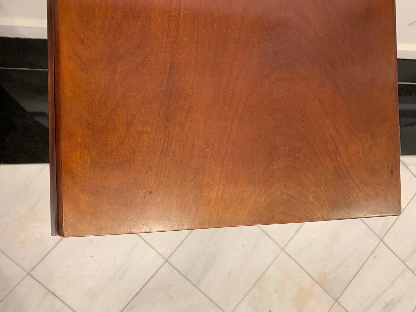 American Empire Flame Mahogany Drop Leaf Table - 4