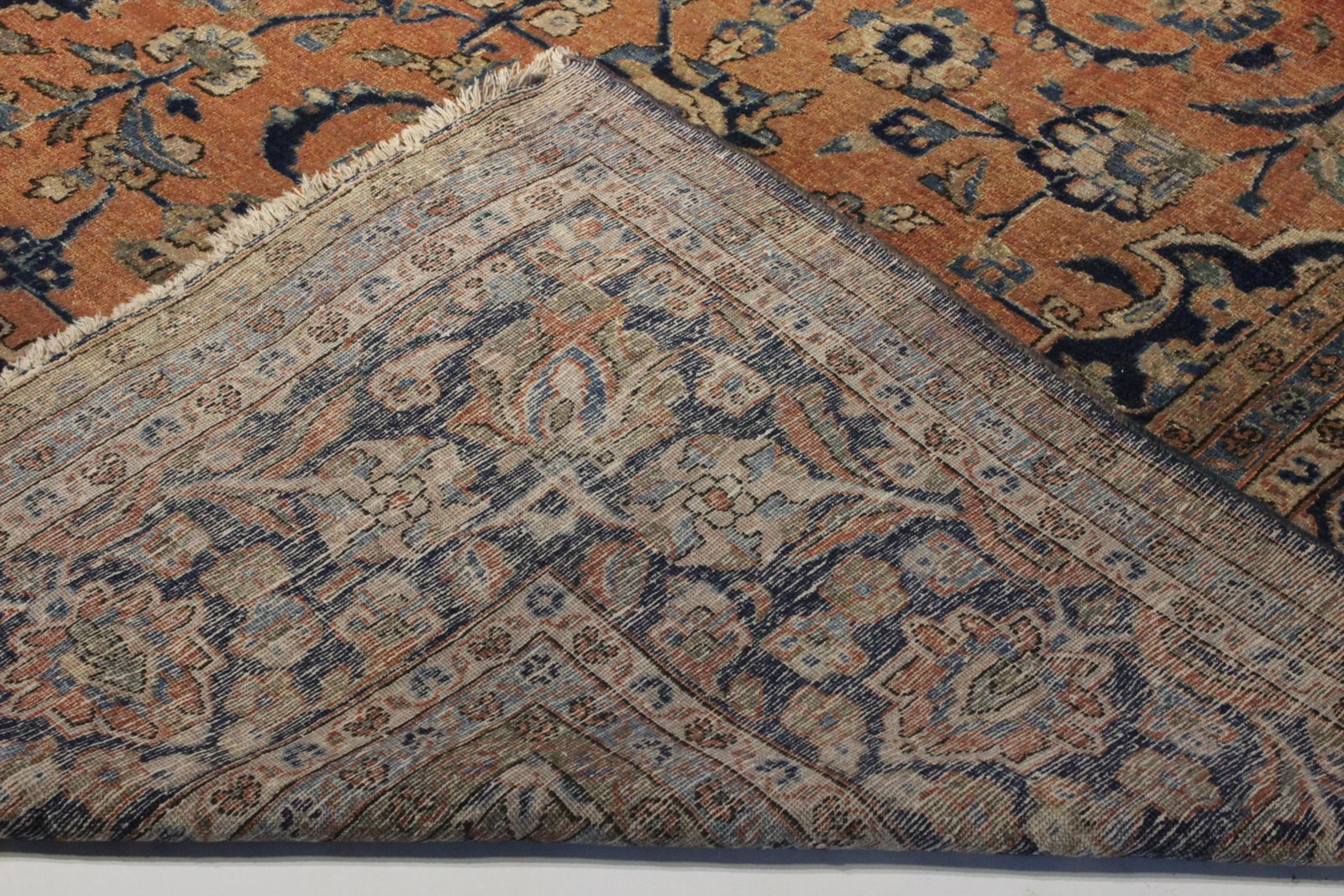 Hand Knotted Persian Tabriz Rug - 10'1'' * 14'1'' - 4