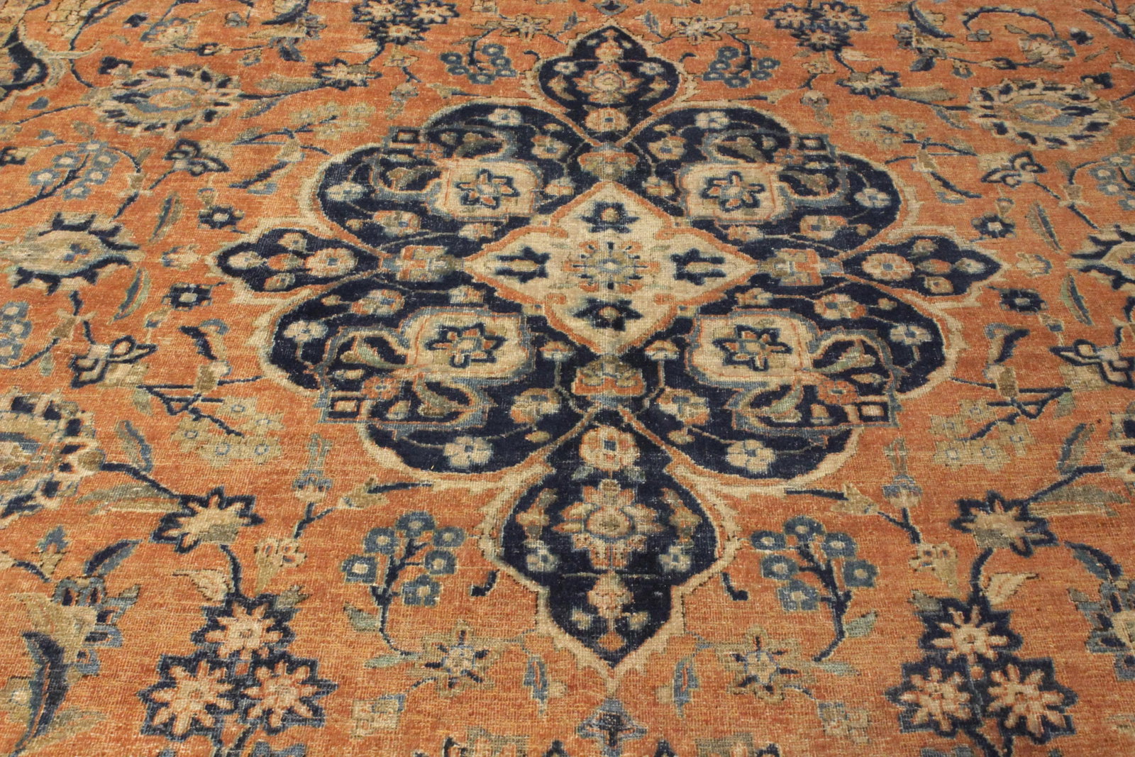 Hand Knotted Persian Tabriz Rug - 10'1'' * 14'1'' - 5