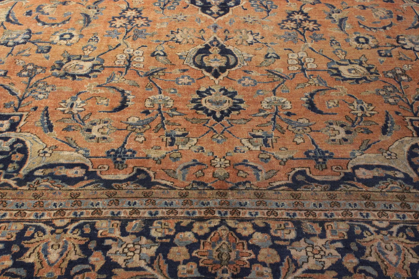 Hand Knotted Persian Tabriz Rug - 10'1'' * 14'1'' - 6