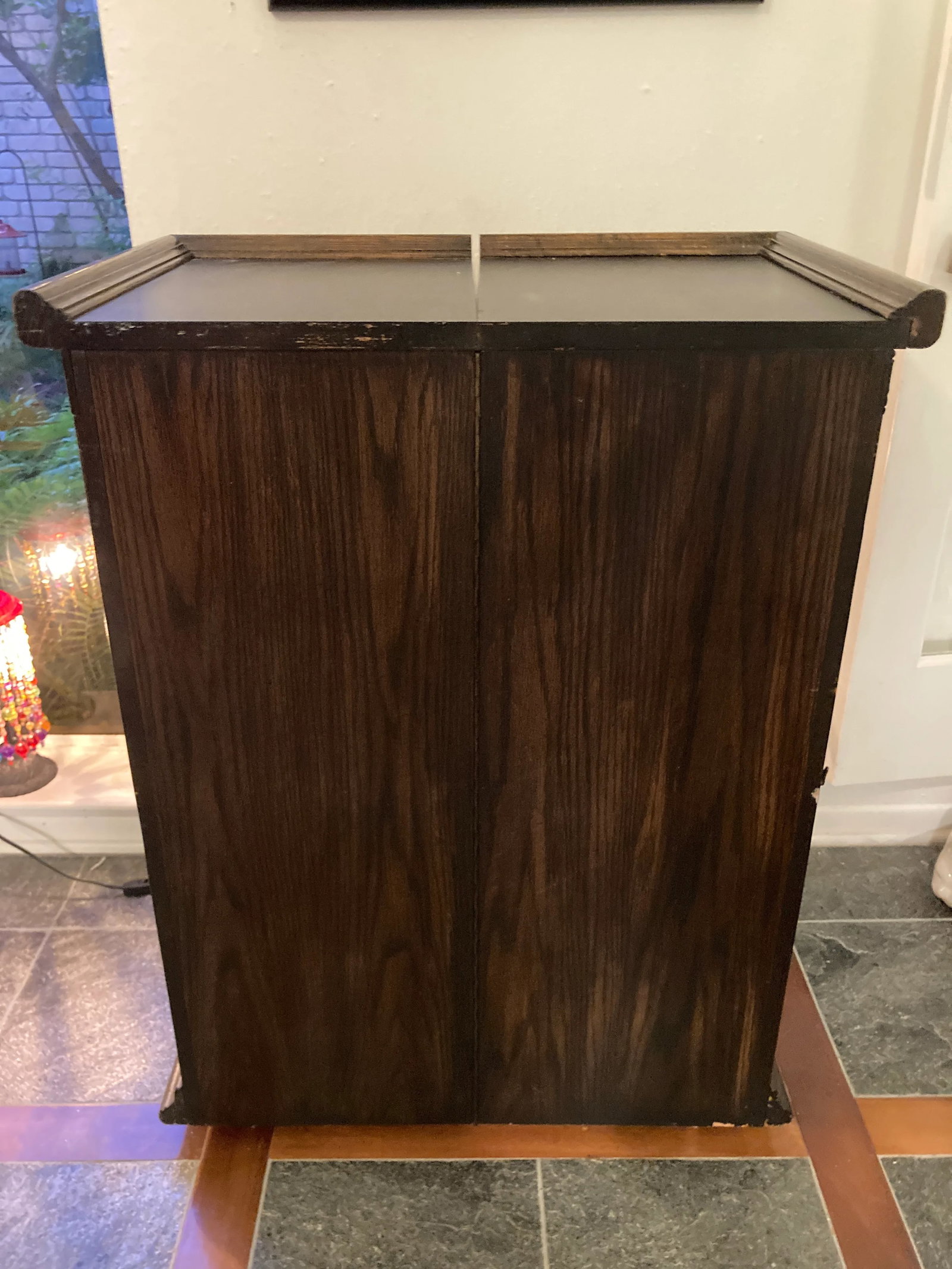 Ethan Allen Rolling Bar Pivot Hinged Folding 1960s Mid Century Modern Serving Dry Bar - Man Cave or - 11