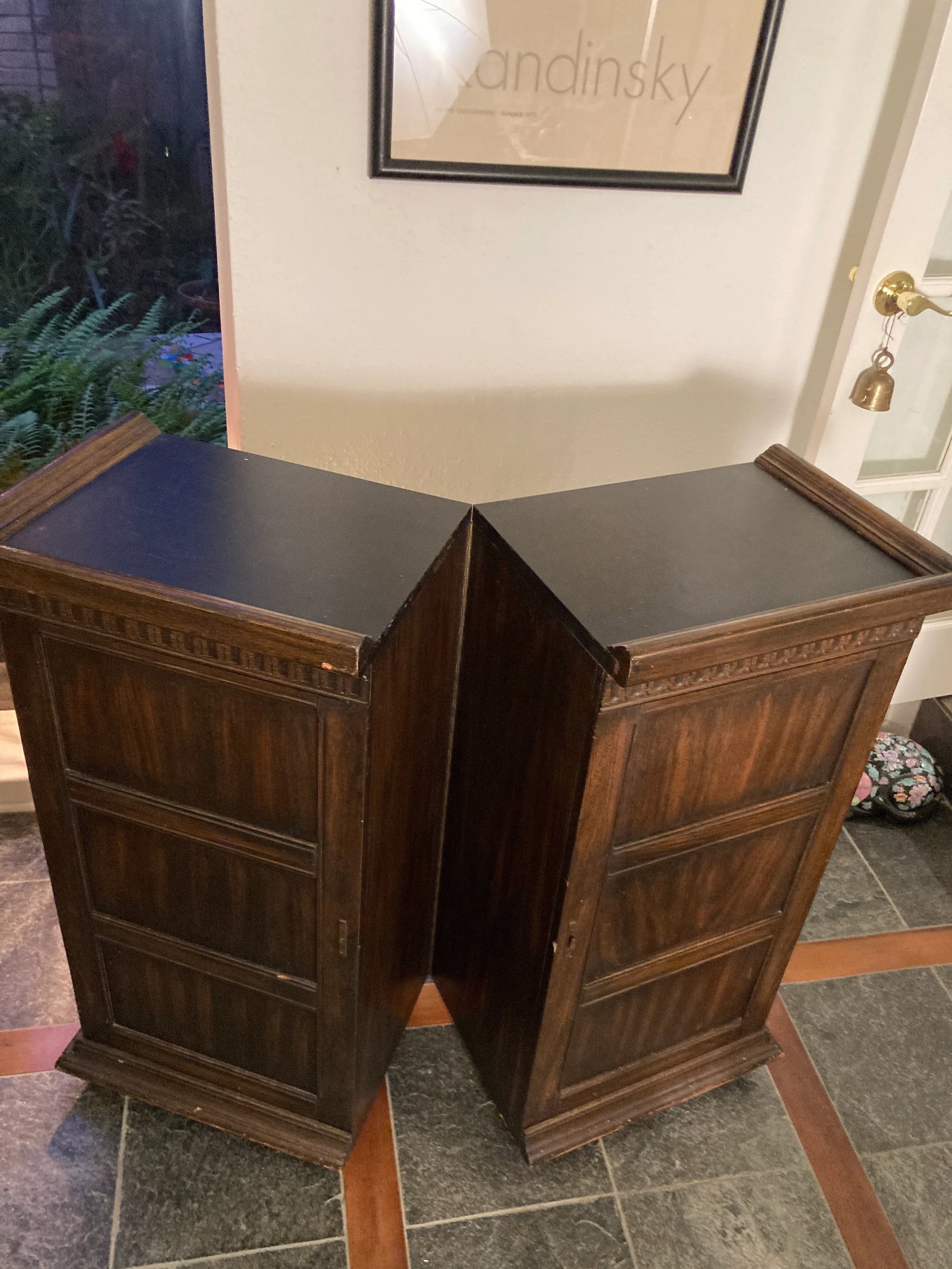 Ethan Allen Rolling Bar Pivot Hinged Folding 1960s Mid Century Modern Serving Dry Bar - Man Cave or - 6
