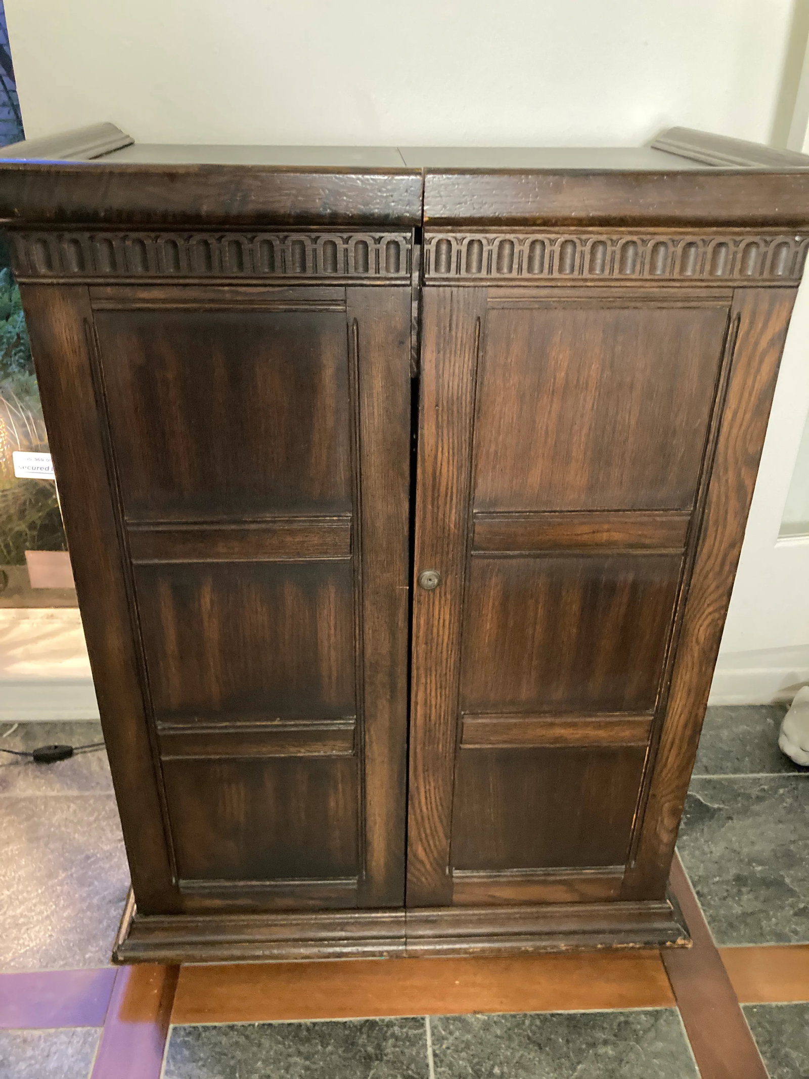 Ethan Allen Rolling Bar Pivot Hinged Folding 1960s Mid Century Modern Serving Dry Bar - Man Cave or - 8