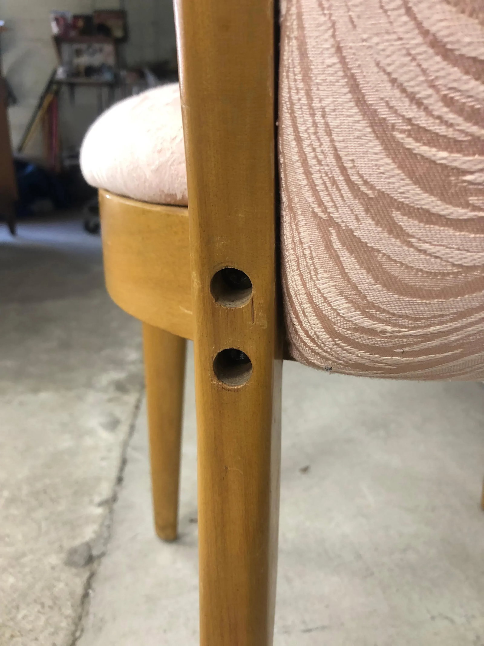 Mid Century Modern Upholstered Side Chair by Heywood Wakefield - 9