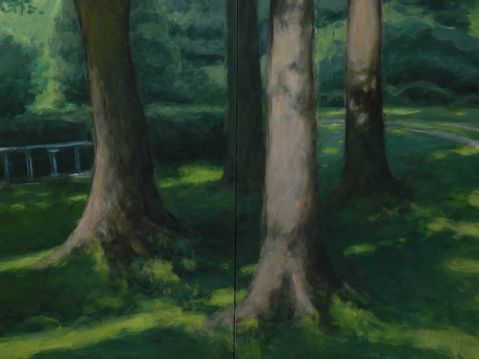 "Tree House ~ Looking Up" Contemporary Large Painting by Stephen Remick - 6