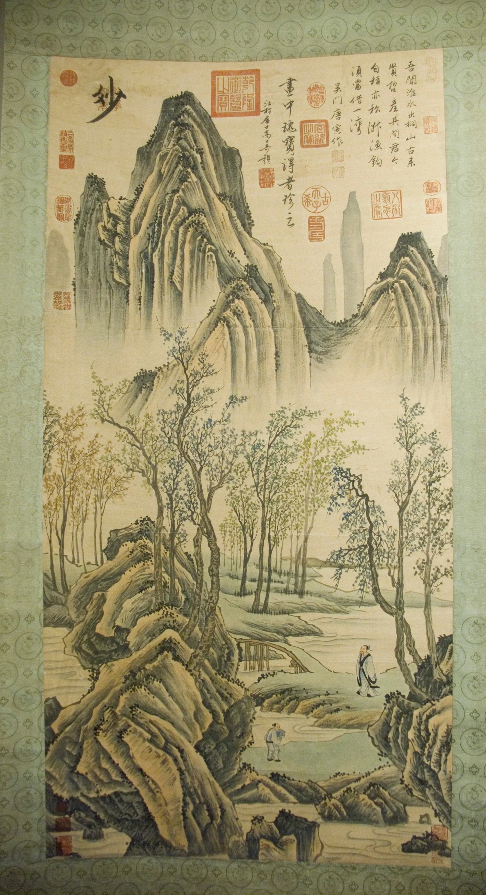 Early 20th Century Chinese Landscape Scroll - 2