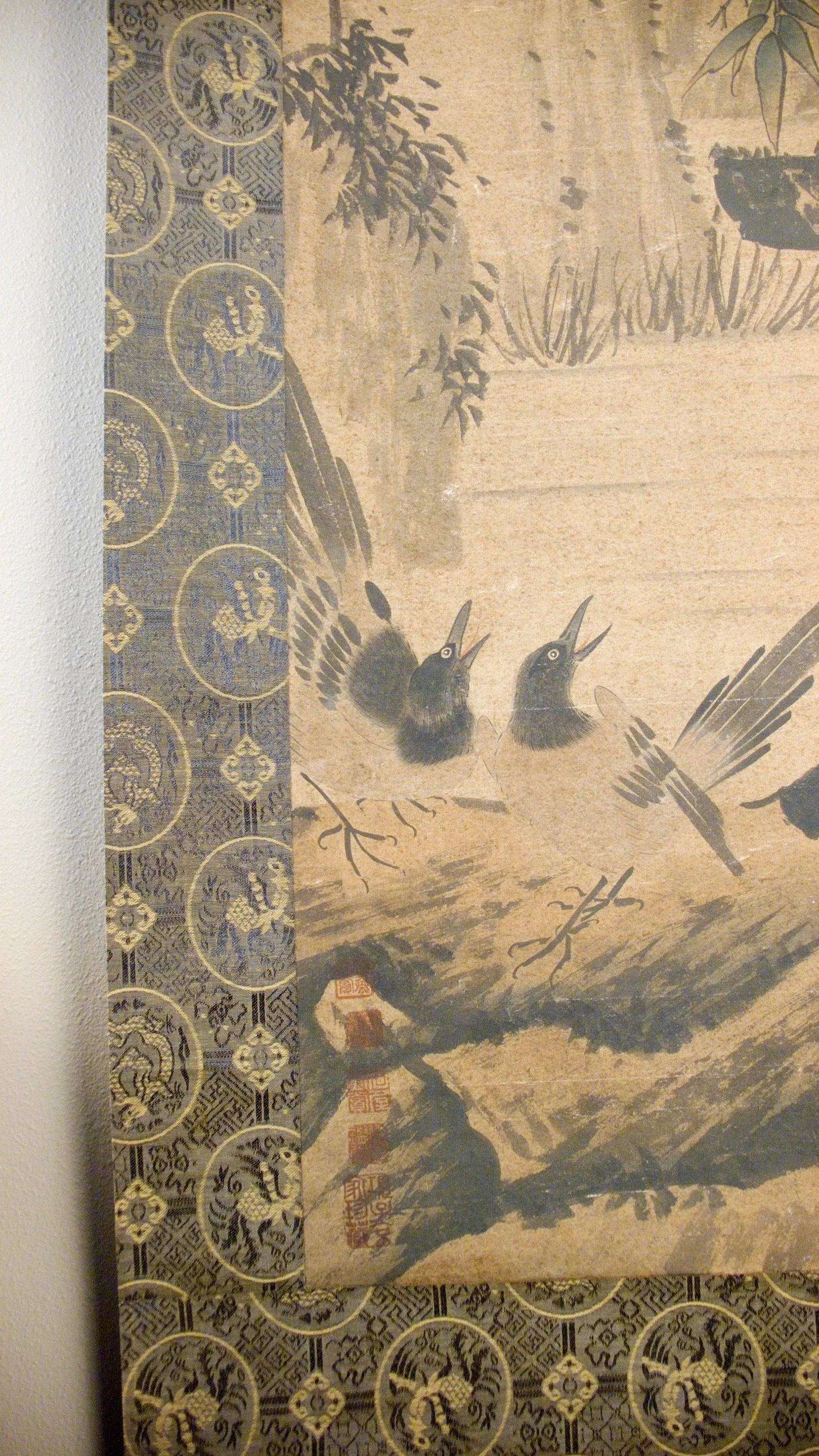 Early 20th Century Chinese Bird and Flower Scroll - 7