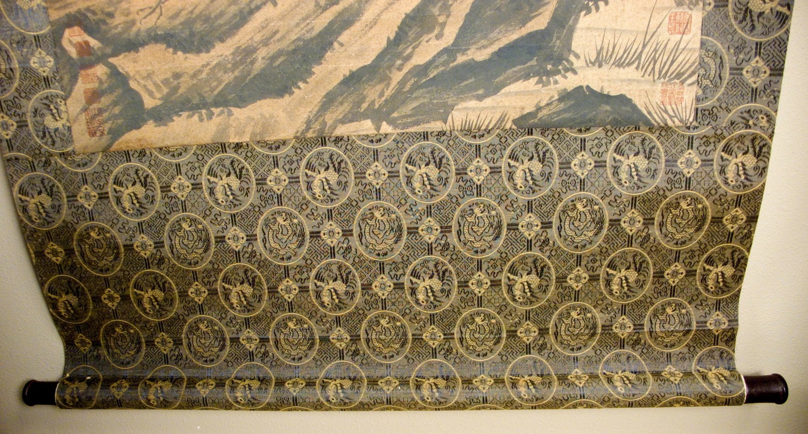 Early 20th Century Chinese Bird and Flower Scroll - 9