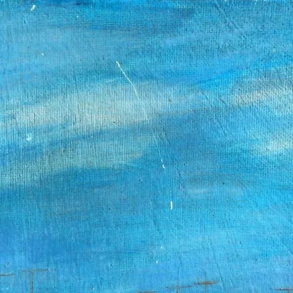 Vintage Folk Art Seascape Painting - 10