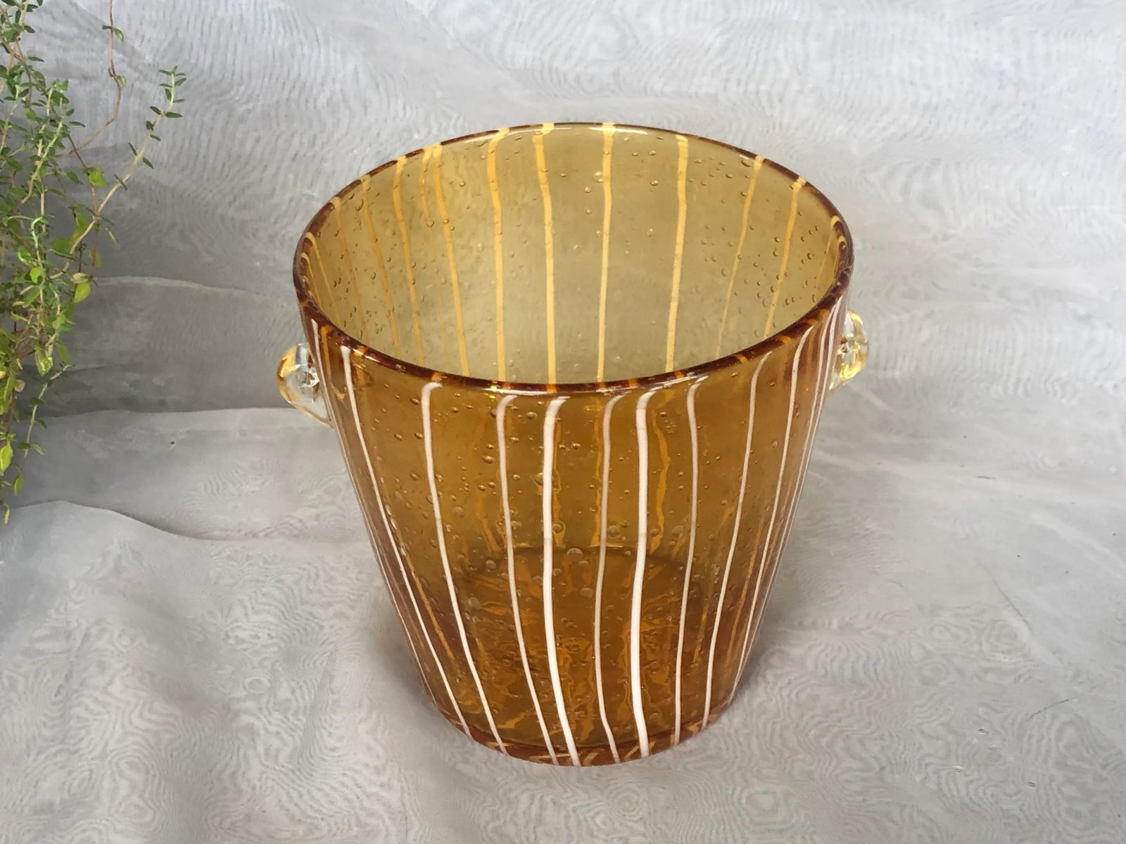 1960s Italian Murano Art Glass Ice Bucket - 11