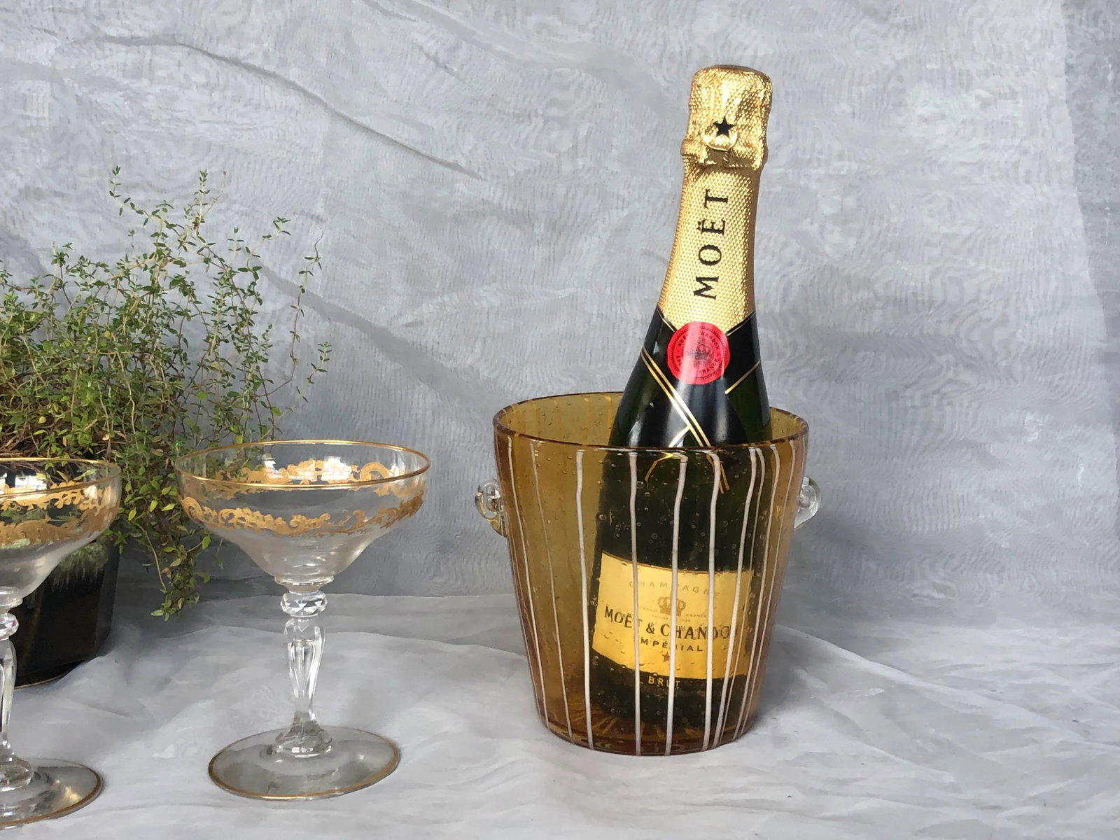 1960s Italian Murano Art Glass Ice Bucket - 2