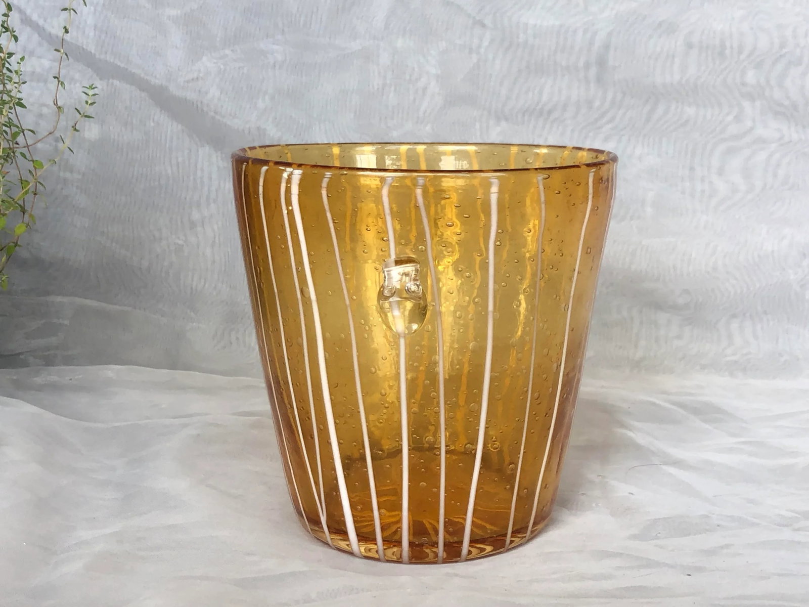 1960s Italian Murano Art Glass Ice Bucket - 3