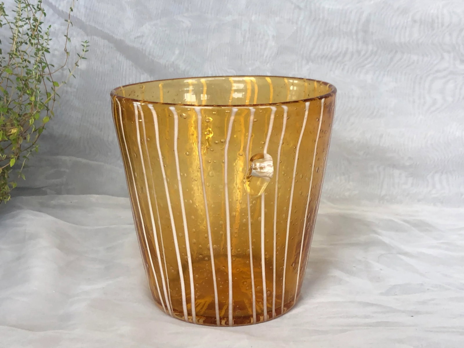 1960s Italian Murano Art Glass Ice Bucket - 5