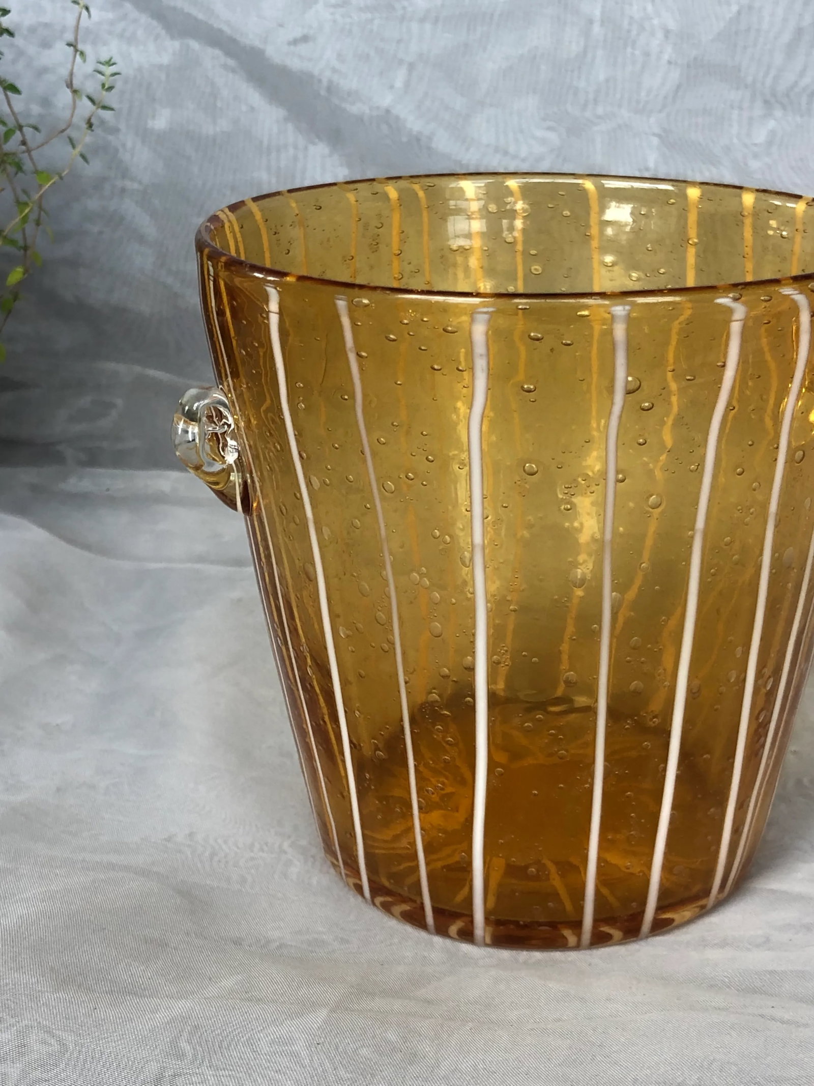 1960s Italian Murano Art Glass Ice Bucket - 7