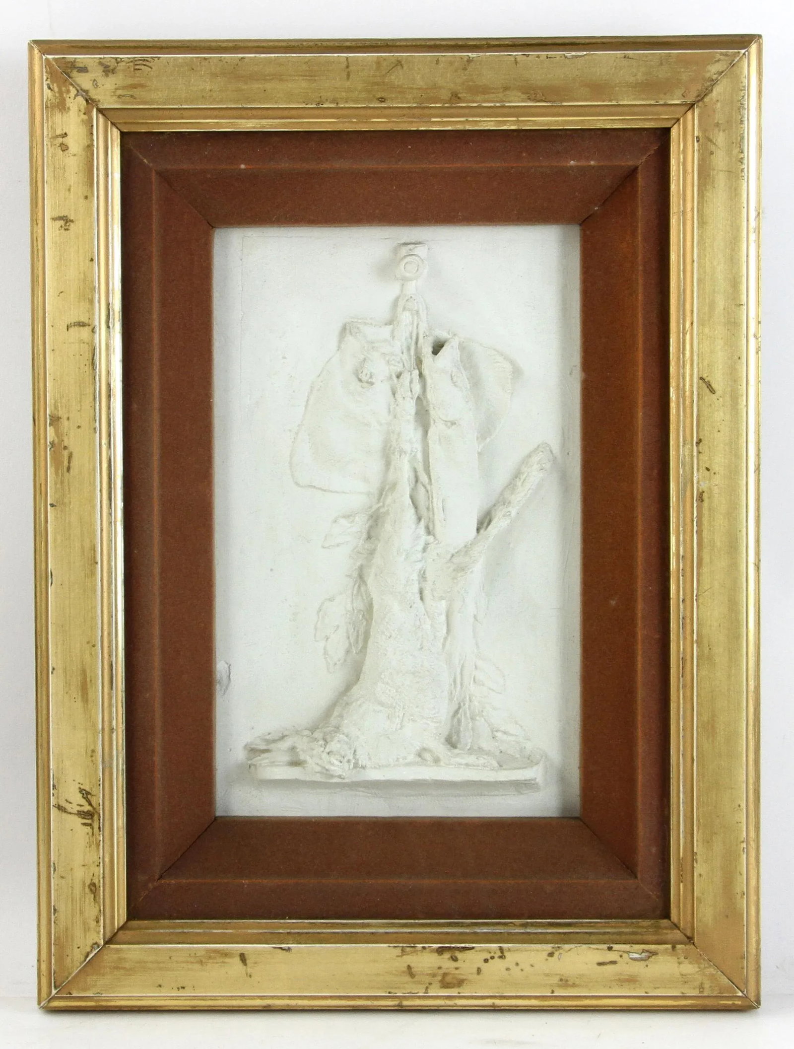 Hunting Motif Framed Plaster Reliefs - Set of 3 - 5