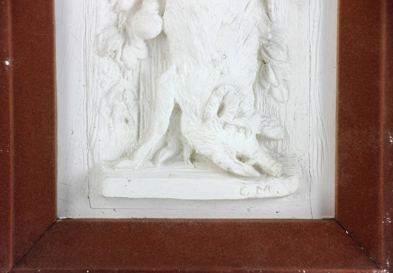 Hunting Motif Framed Plaster Reliefs - Set of 3 - 7