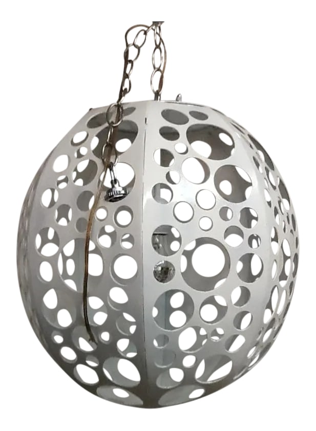 Pendant Ceiling Light: Mid-Century pendant light. Has been restored and rewired, is in excellent condition. Condition: Alterations: Restored Imperfections: Some Imperfections Condition Notes: Excellent - Minor wear