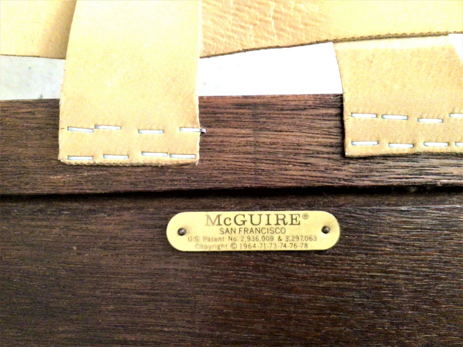 1970s Vintage McGuire Restored Cathedral Lounger Chair - 2